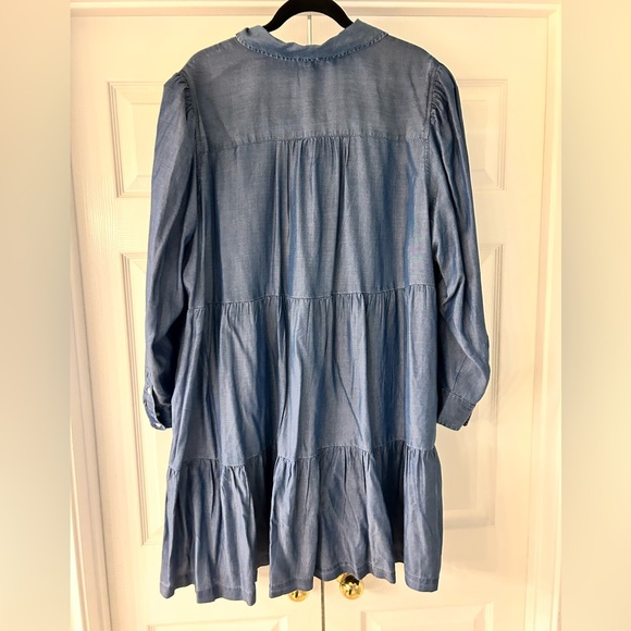 NWT Crown & Ivy Button Up Shirtdress SIZE 3X - Picture 2 of 5